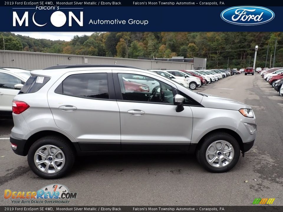 2019 Ford EcoSport SE 4WD Moondust Silver Metallic / Ebony Black Photo #1