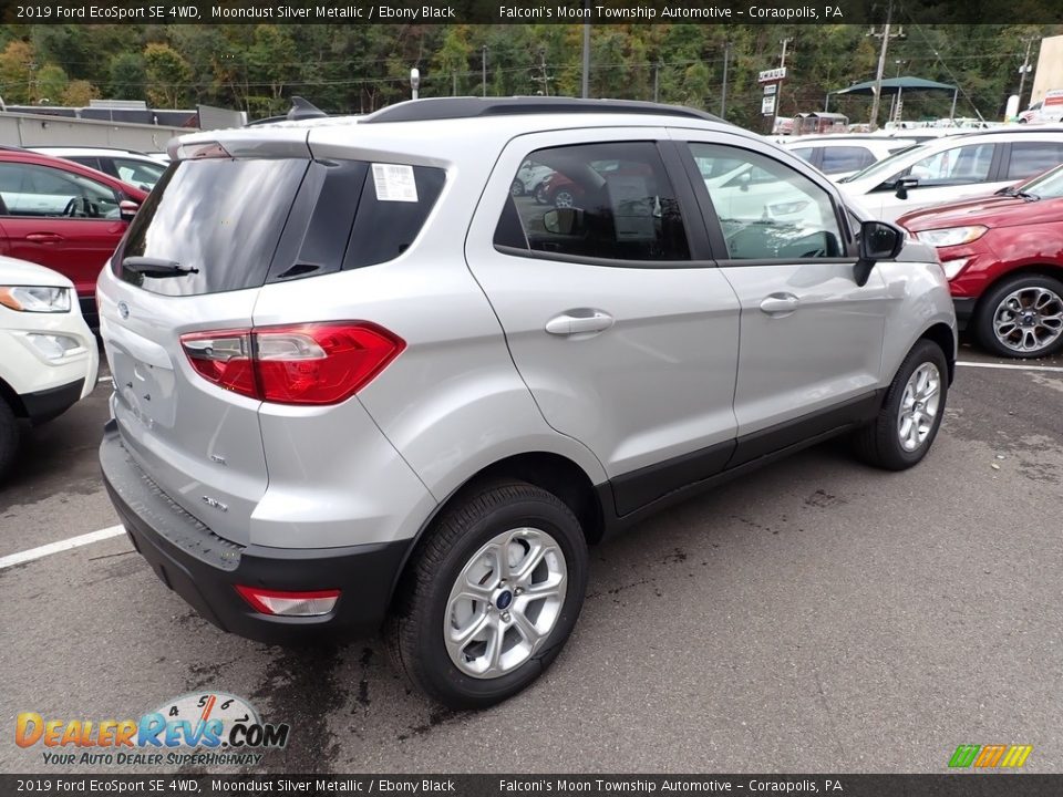 2019 Ford EcoSport SE 4WD Moondust Silver Metallic / Ebony Black Photo #2