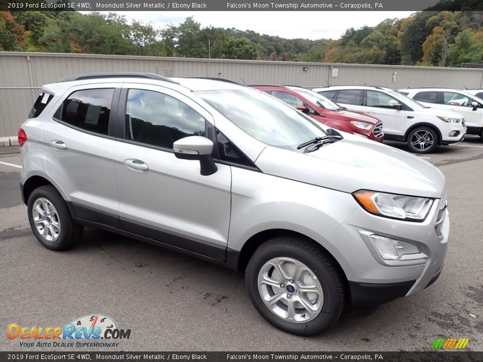 2019 Ford EcoSport SE 4WD Moondust Silver Metallic / Ebony Black Photo #3