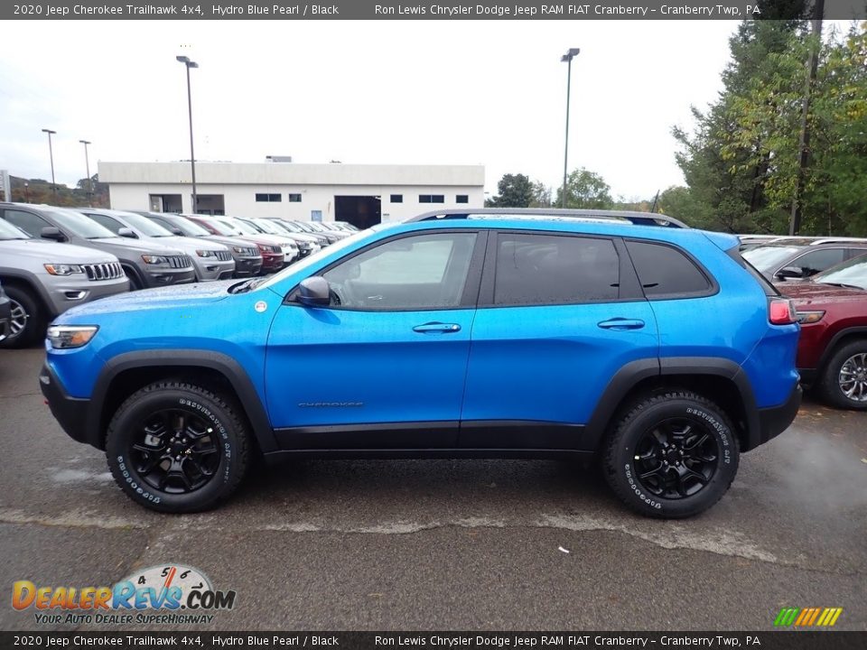 Hydro Blue Pearl 2020 Jeep Cherokee Trailhawk 4x4 Photo #2