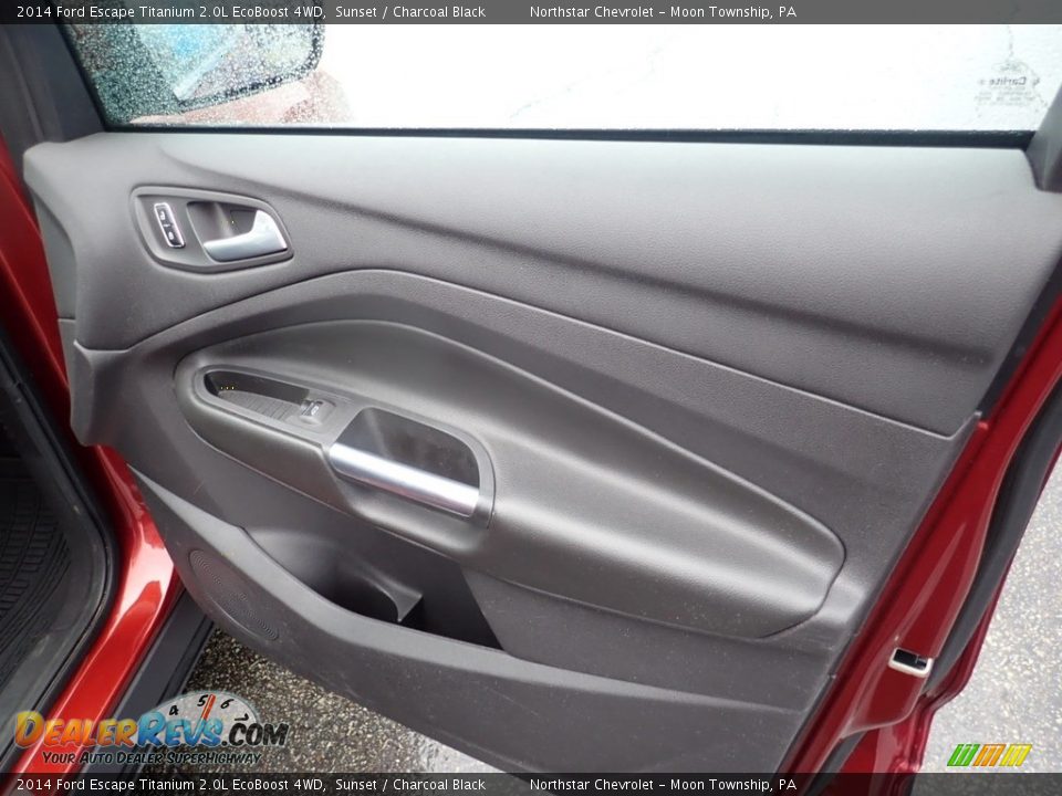 2014 Ford Escape Titanium 2.0L EcoBoost 4WD Sunset / Charcoal Black Photo #16