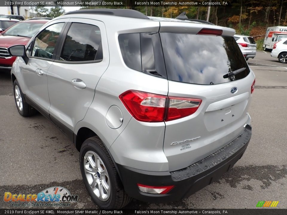2019 Ford EcoSport SE 4WD Moondust Silver Metallic / Ebony Black Photo #6