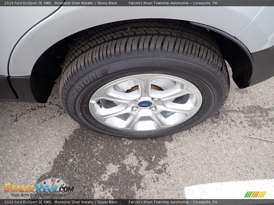 2019 Ford EcoSport SE 4WD Moondust Silver Metallic / Ebony Black Photo #7