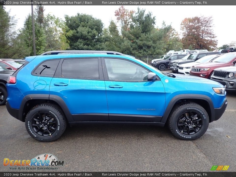 Hydro Blue Pearl 2020 Jeep Cherokee Trailhawk 4x4 Photo #6