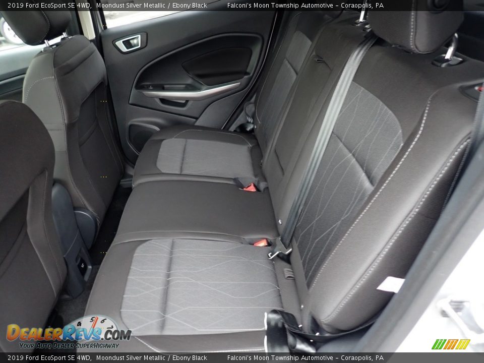 2019 Ford EcoSport SE 4WD Moondust Silver Metallic / Ebony Black Photo #8