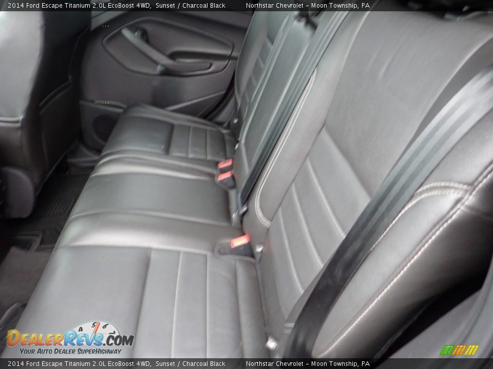 2014 Ford Escape Titanium 2.0L EcoBoost 4WD Sunset / Charcoal Black Photo #20