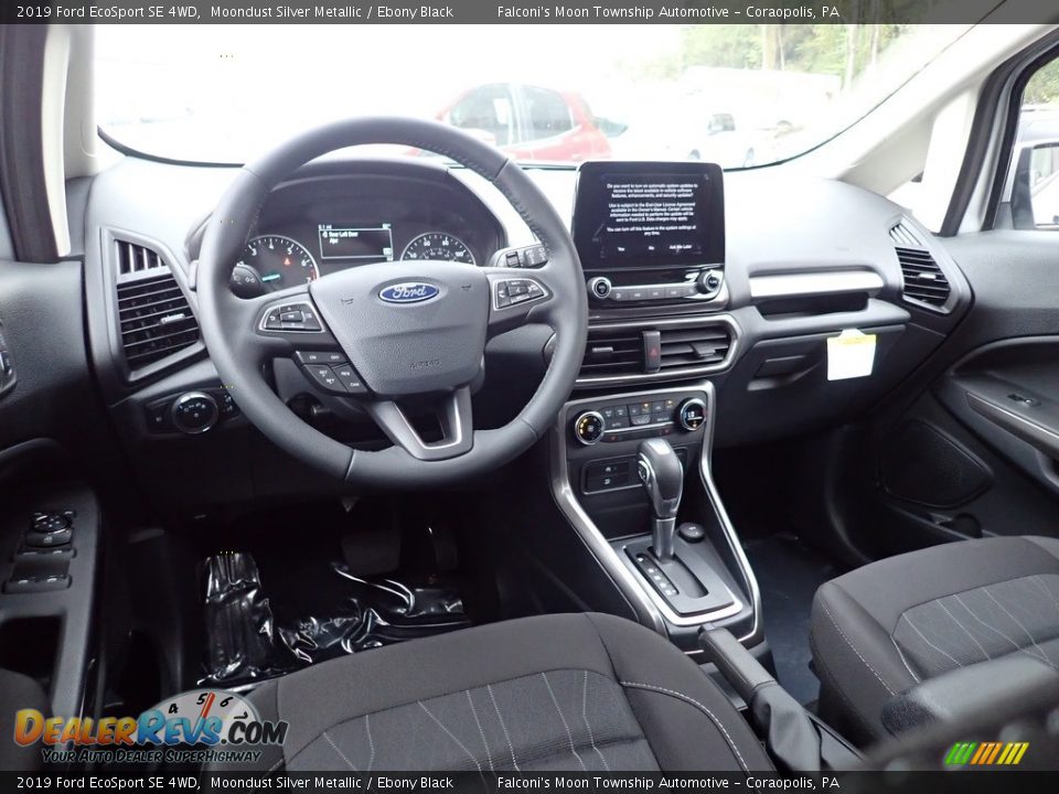 2019 Ford EcoSport SE 4WD Moondust Silver Metallic / Ebony Black Photo #9
