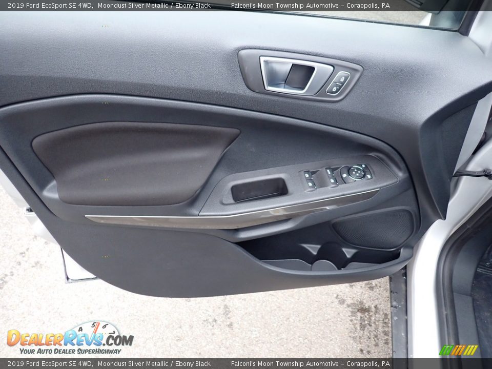 2019 Ford EcoSport SE 4WD Moondust Silver Metallic / Ebony Black Photo #10