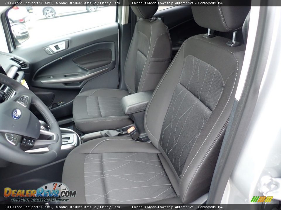 2019 Ford EcoSport SE 4WD Moondust Silver Metallic / Ebony Black Photo #11