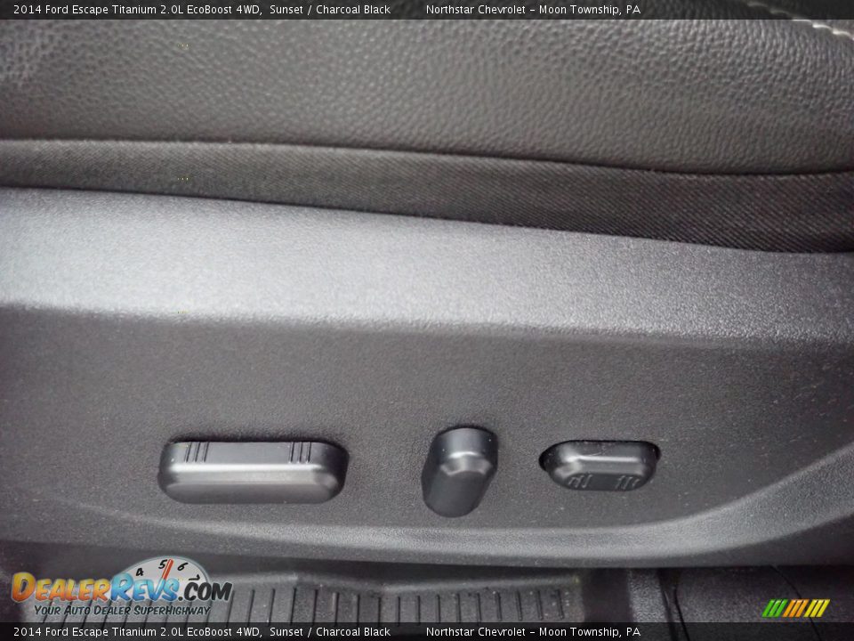 2014 Ford Escape Titanium 2.0L EcoBoost 4WD Sunset / Charcoal Black Photo #23