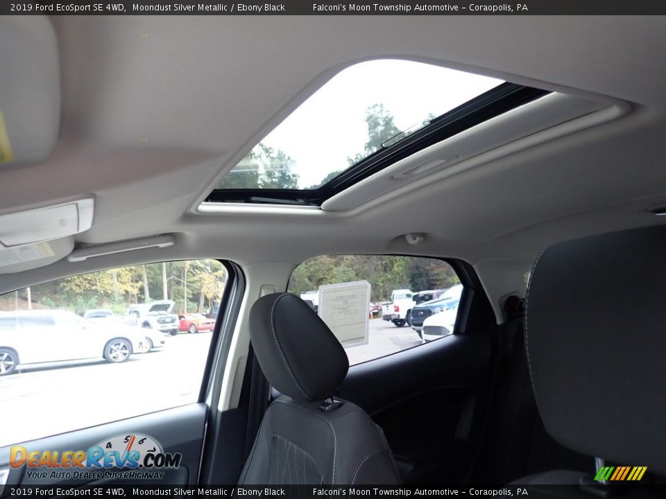 2019 Ford EcoSport SE 4WD Moondust Silver Metallic / Ebony Black Photo #13