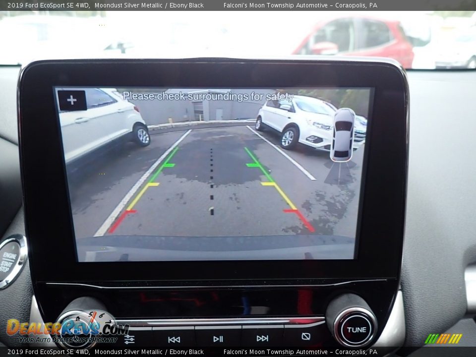 2019 Ford EcoSport SE 4WD Moondust Silver Metallic / Ebony Black Photo #15