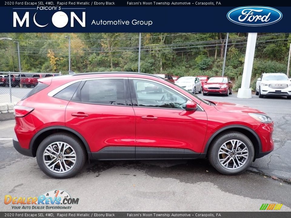 2020 Ford Escape SEL 4WD Rapid Red Metallic / Ebony Black Photo #1