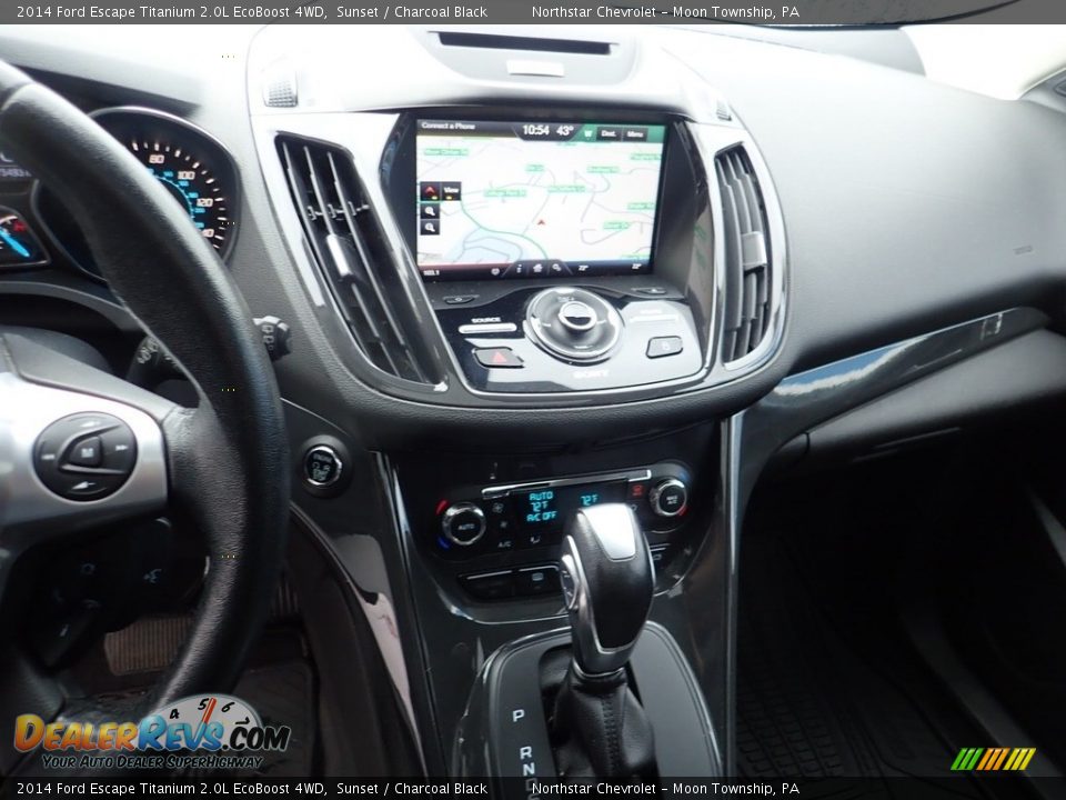 2014 Ford Escape Titanium 2.0L EcoBoost 4WD Sunset / Charcoal Black Photo #27
