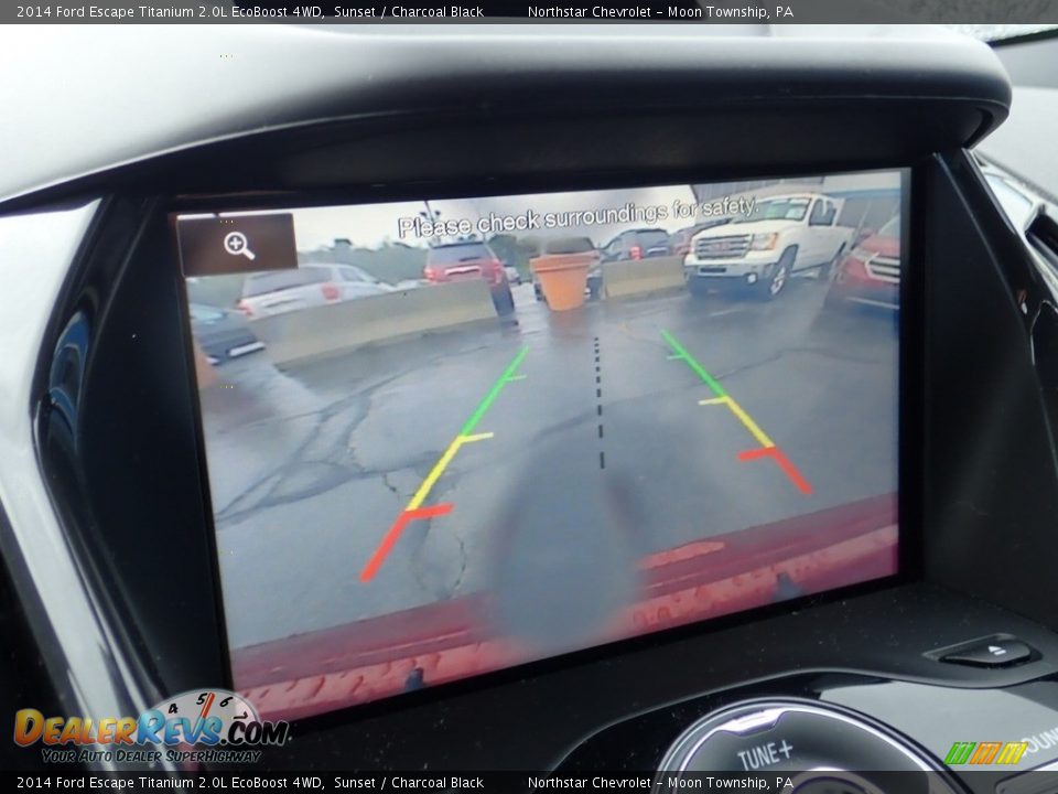 2014 Ford Escape Titanium 2.0L EcoBoost 4WD Sunset / Charcoal Black Photo #30