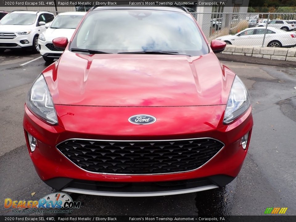 2020 Ford Escape SEL 4WD Rapid Red Metallic / Ebony Black Photo #4