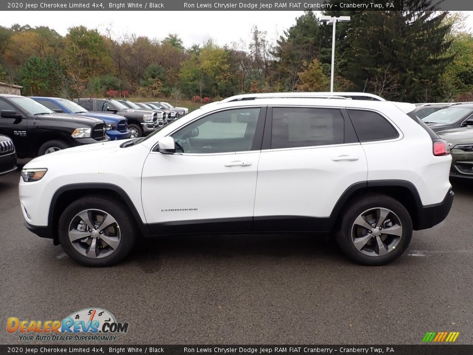 Bright White 2020 Jeep Cherokee Limited 4x4 Photo #2