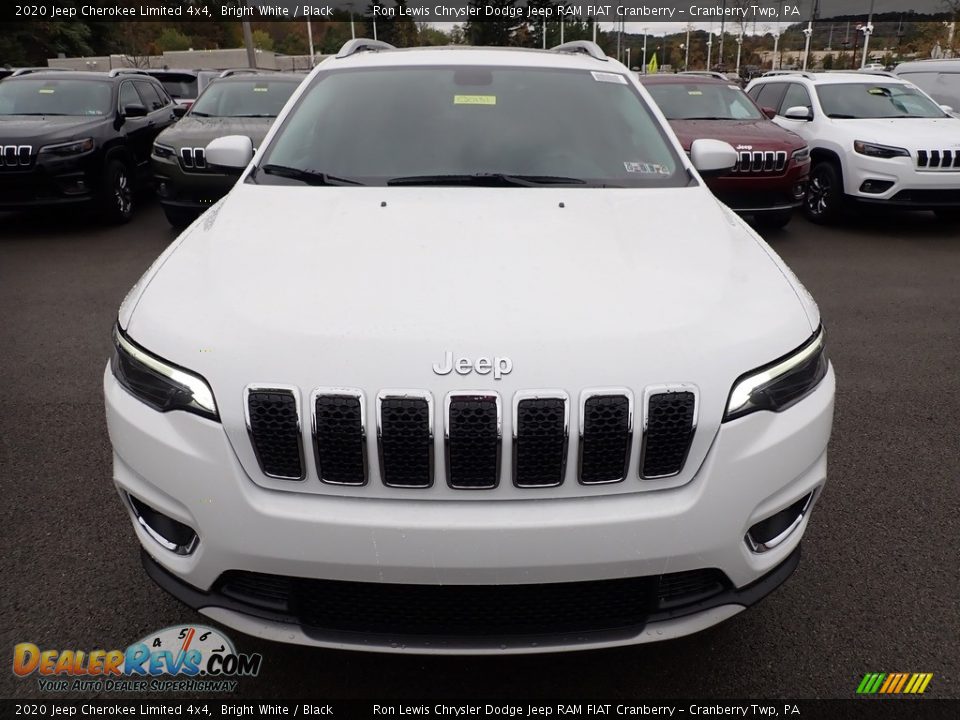 2020 Jeep Cherokee Limited 4x4 Bright White / Black Photo #8