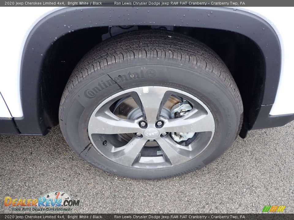 2020 Jeep Cherokee Limited 4x4 Bright White / Black Photo #9