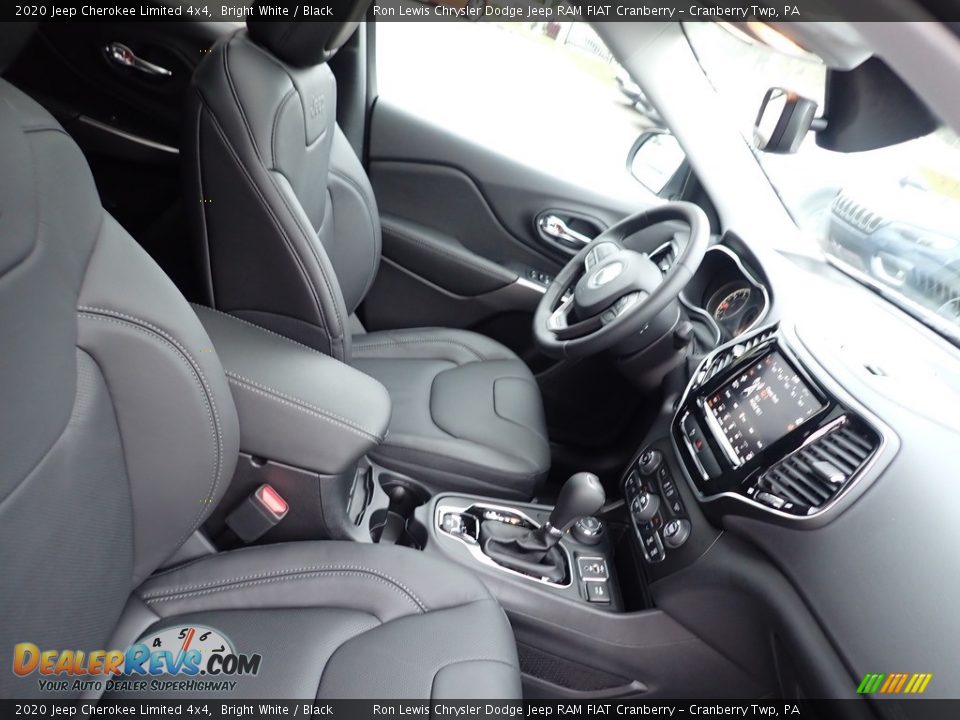 2020 Jeep Cherokee Limited 4x4 Bright White / Black Photo #10