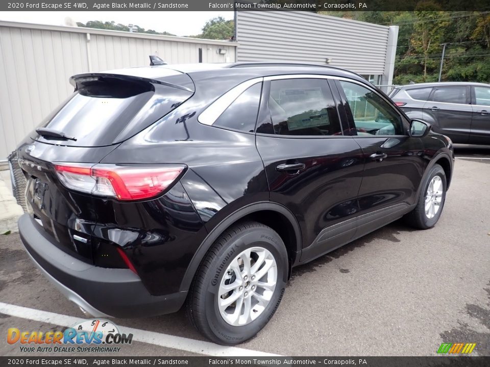 2020 Ford Escape SE 4WD Agate Black Metallic / Sandstone Photo #2