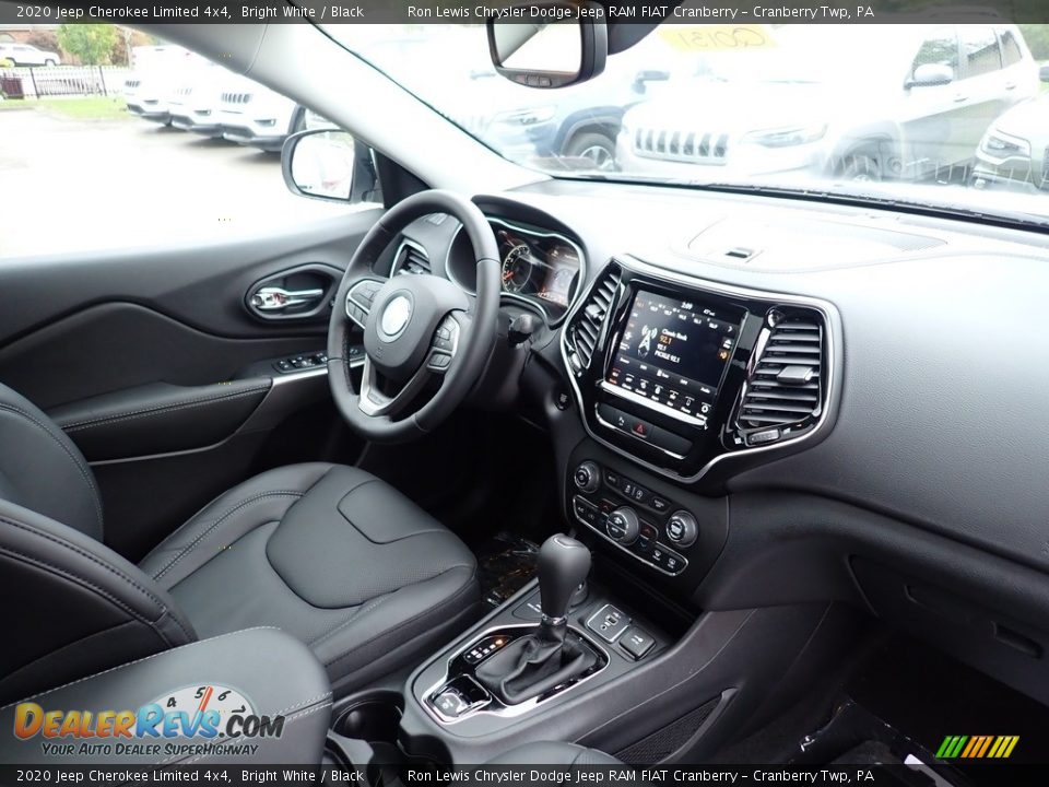 2020 Jeep Cherokee Limited 4x4 Bright White / Black Photo #11