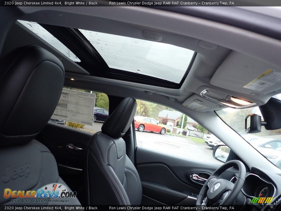 2020 Jeep Cherokee Limited 4x4 Bright White / Black Photo #12