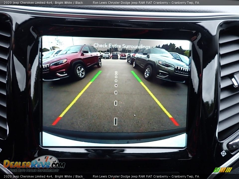 2020 Jeep Cherokee Limited 4x4 Bright White / Black Photo #19