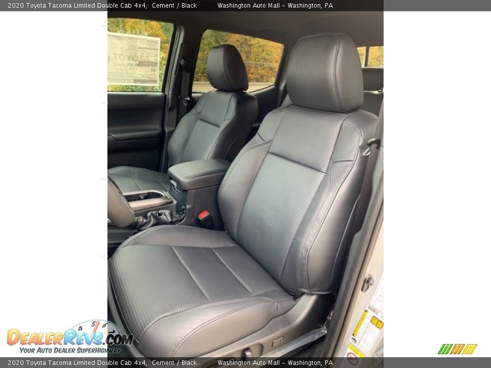 Front Seat of 2020 Toyota Tacoma Limited Double Cab 4x4 Photo #11