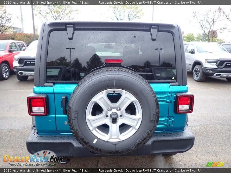 2020 Jeep Wrangler Unlimited Sport 4x4 Bikini Pearl / Black Photo #4