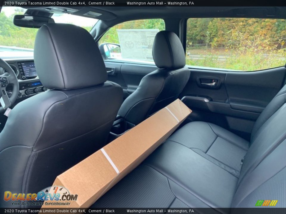 Rear Seat of 2020 Toyota Tacoma Limited Double Cab 4x4 Photo #18