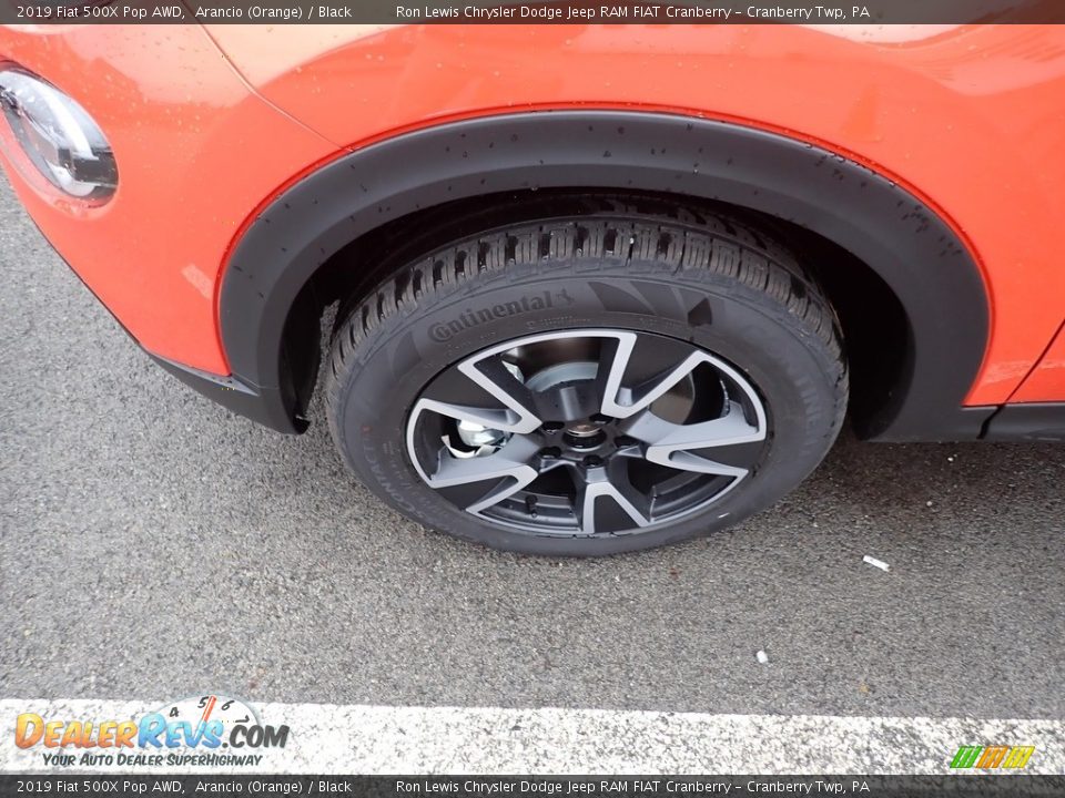 2019 Fiat 500X Pop AWD Arancio (Orange) / Black Photo #2