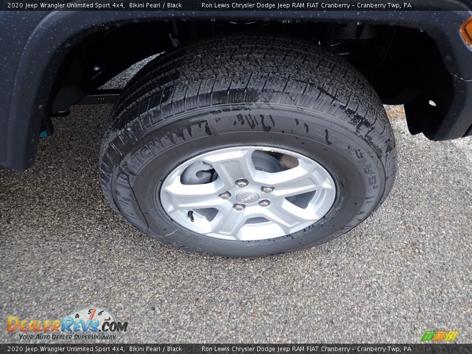 2020 Jeep Wrangler Unlimited Sport 4x4 Bikini Pearl / Black Photo #9