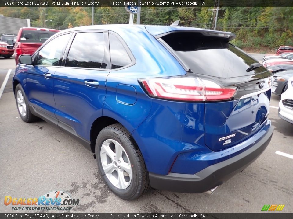 2020 Ford Edge SE AWD Atlas Blue Metallic / Ebony Photo #6