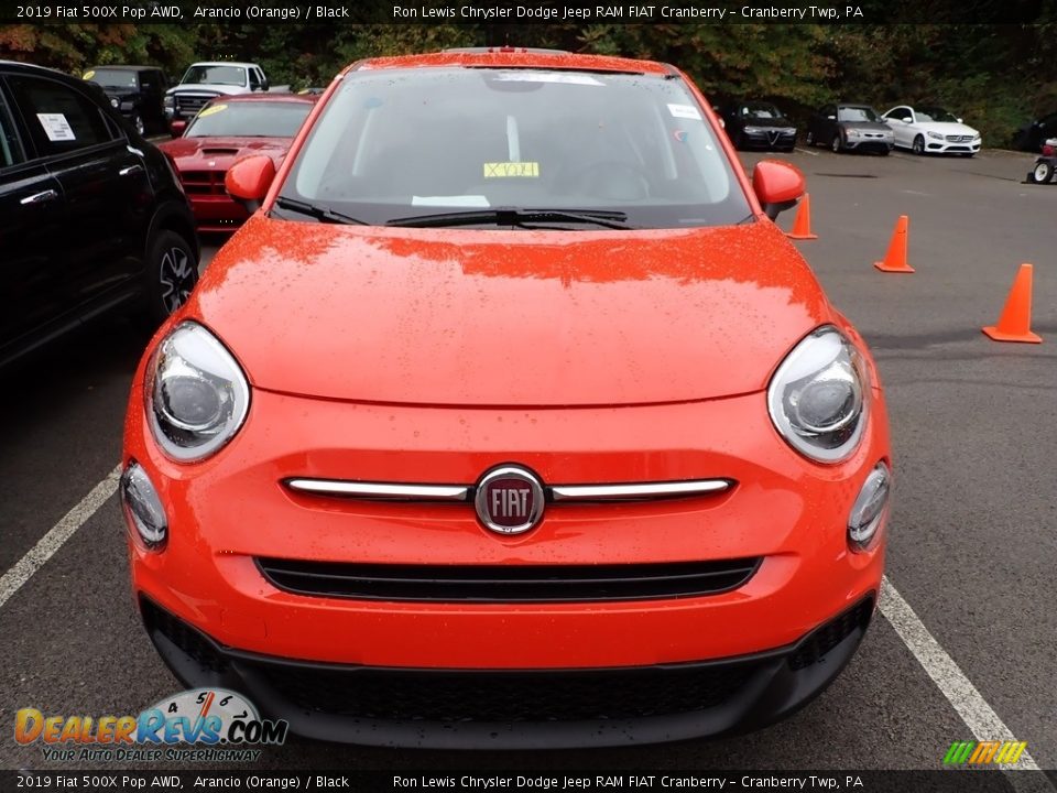 2019 Fiat 500X Pop AWD Arancio (Orange) / Black Photo #7