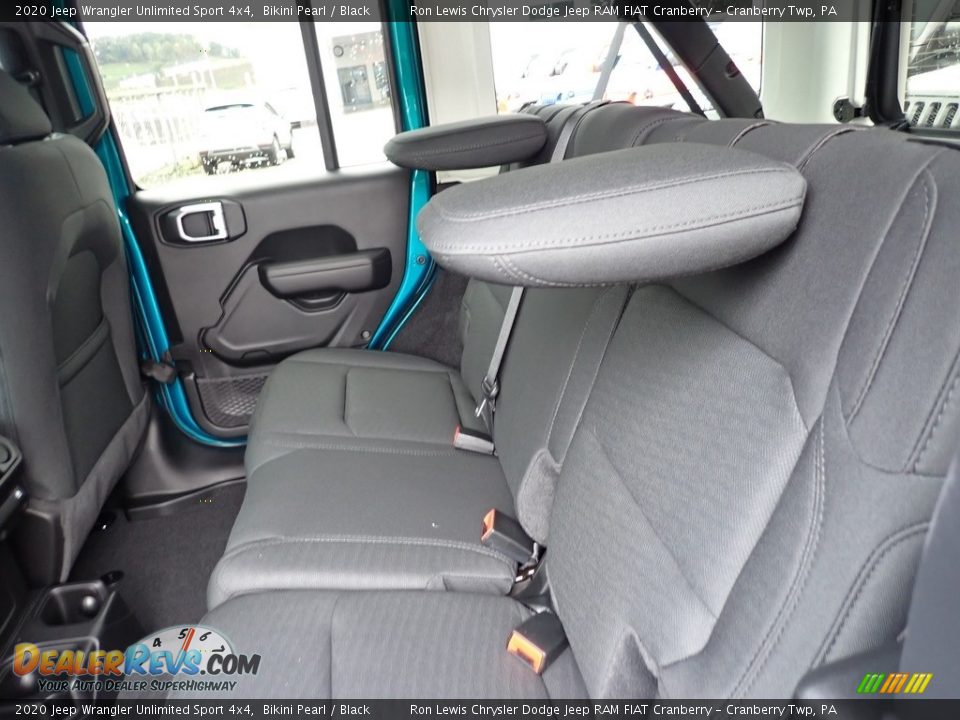 Rear Seat of 2020 Jeep Wrangler Unlimited Sport 4x4 Photo #12
