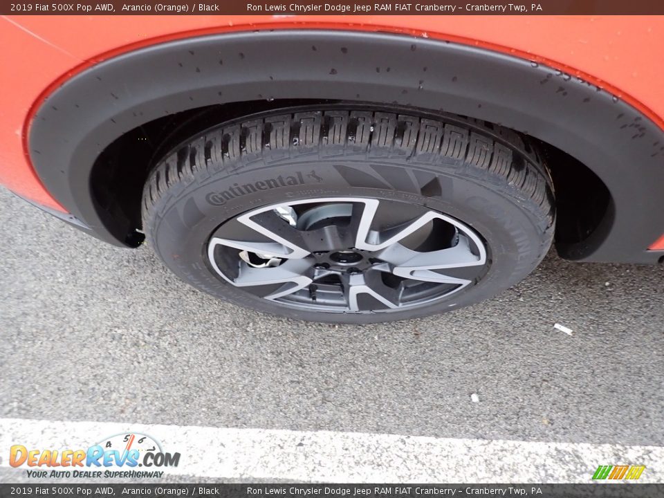 2019 Fiat 500X Pop AWD Arancio (Orange) / Black Photo #8