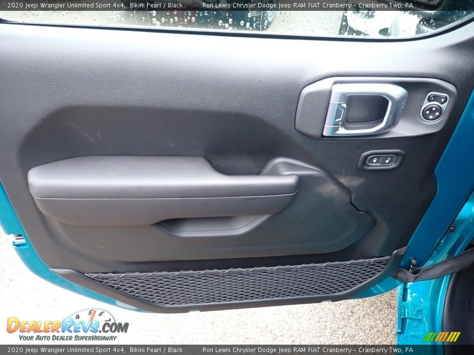 2020 Jeep Wrangler Unlimited Sport 4x4 Bikini Pearl / Black Photo #15