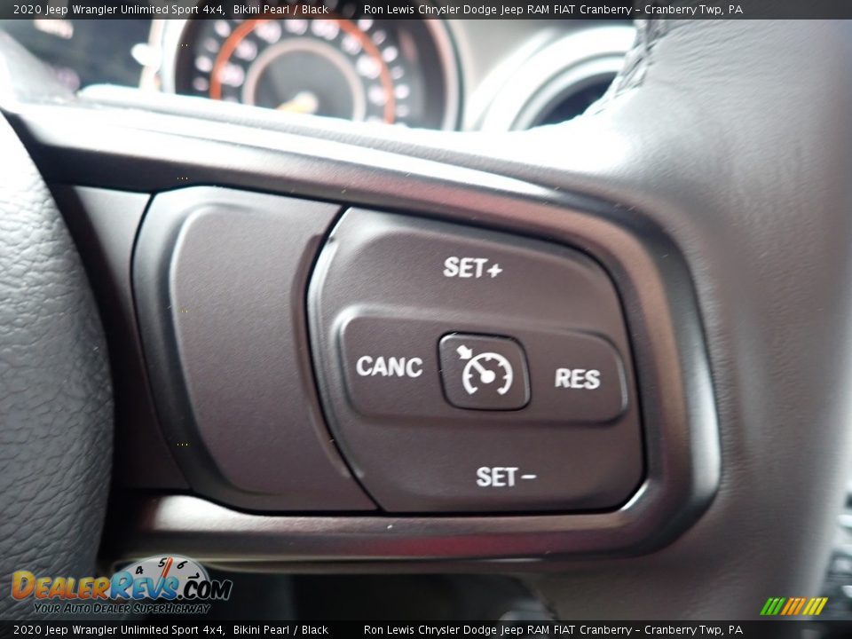 2020 Jeep Wrangler Unlimited Sport 4x4 Bikini Pearl / Black Photo #19