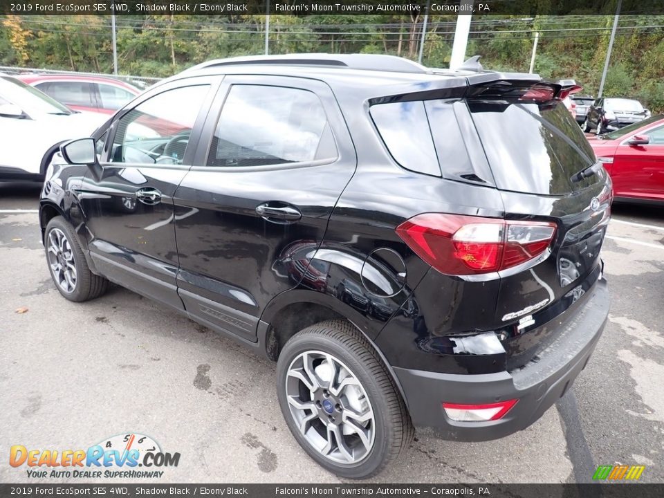 2019 Ford EcoSport SES 4WD Shadow Black / Ebony Black Photo #6