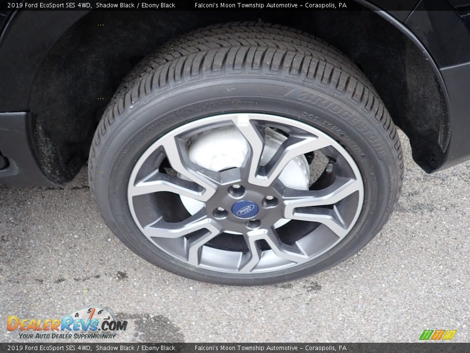 2019 Ford EcoSport SES 4WD Shadow Black / Ebony Black Photo #7