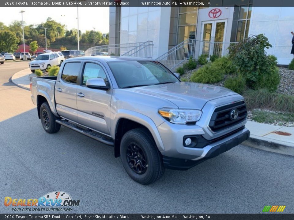 2020 Toyota Tacoma SR5 Double Cab 4x4 Silver Sky Metallic / Black Photo #1