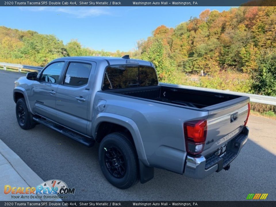 2020 Toyota Tacoma SR5 Double Cab 4x4 Silver Sky Metallic / Black Photo #2