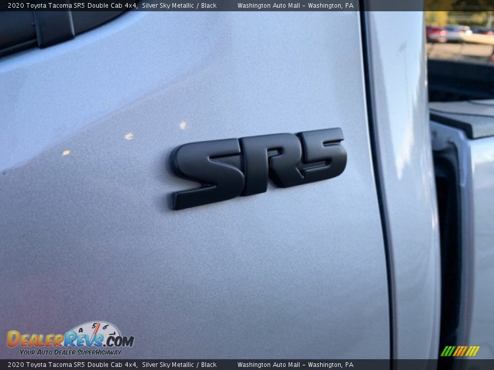 2020 Toyota Tacoma SR5 Double Cab 4x4 Silver Sky Metallic / Black Photo #3