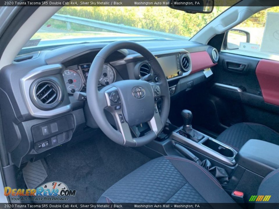 2020 Toyota Tacoma SR5 Double Cab 4x4 Silver Sky Metallic / Black Photo #4