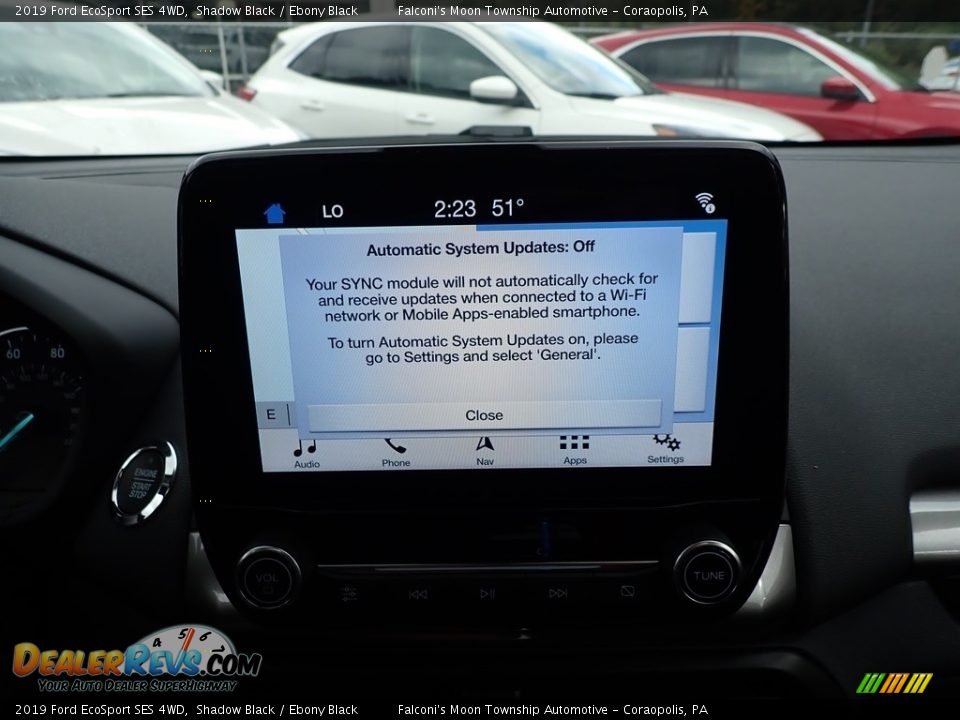 2019 Ford EcoSport SES 4WD Shadow Black / Ebony Black Photo #14