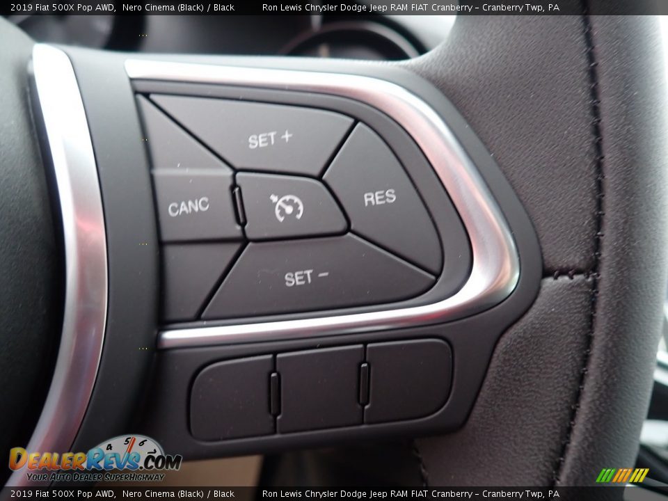 2019 Fiat 500X Pop AWD Steering Wheel Photo #15