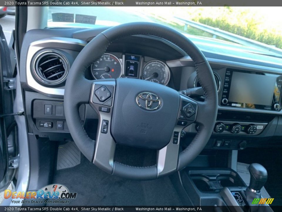 2020 Toyota Tacoma SR5 Double Cab 4x4 Silver Sky Metallic / Black Photo #8