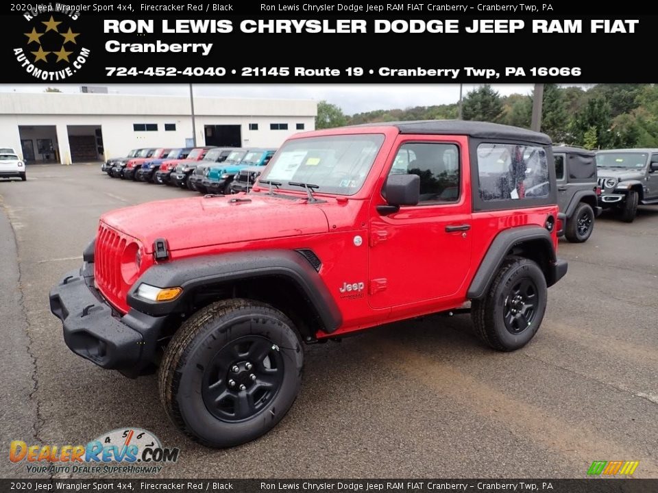 2020 Jeep Wrangler Sport 4x4 Firecracker Red / Black Photo #1