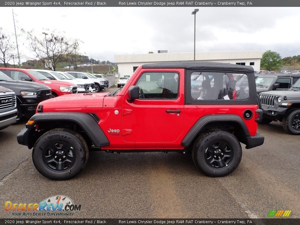 Firecracker Red 2020 Jeep Wrangler Sport 4x4 Photo #2